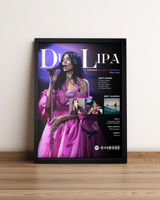Dua Lipa - Cuadro Artista #2