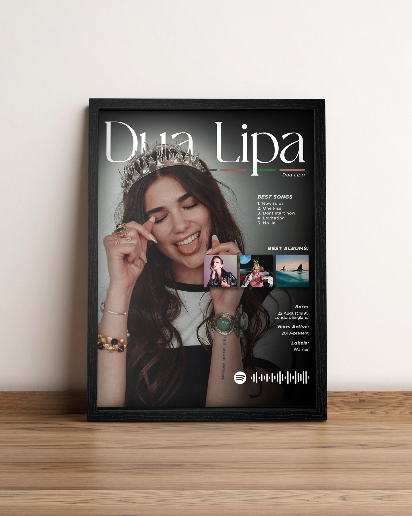 Dua Lipa - Cuadro Artista #3