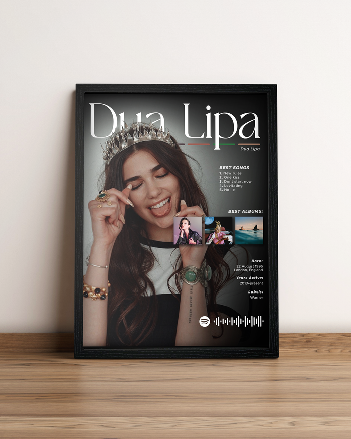 Dua Lipa - Cuadro Artista #3