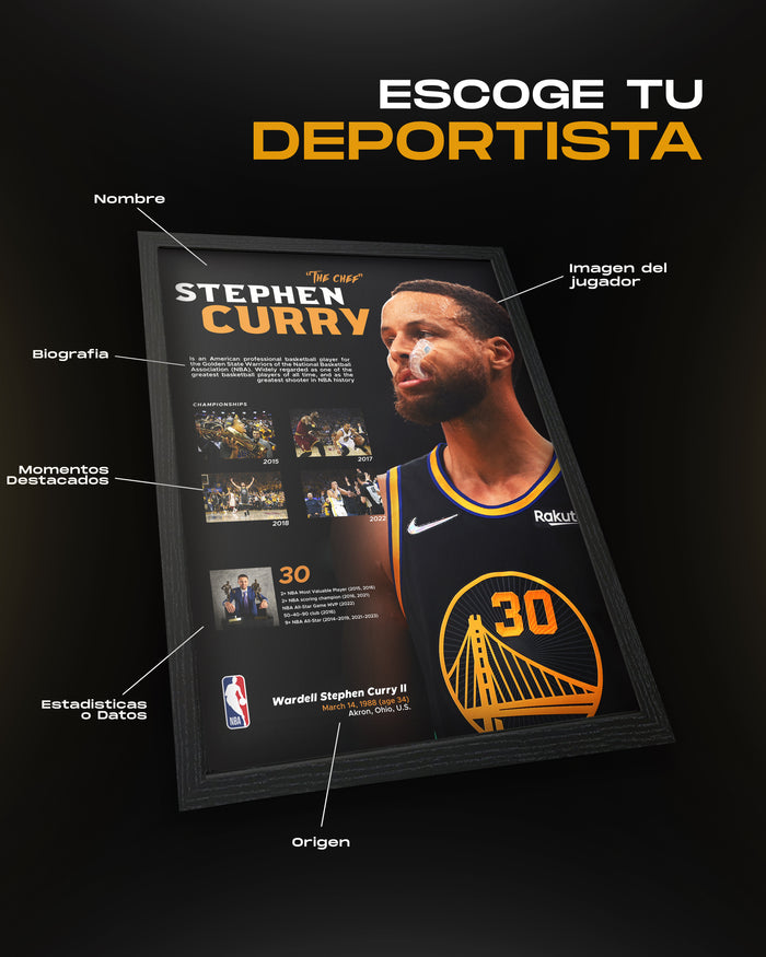 Cuadro de Deportista Personalizado