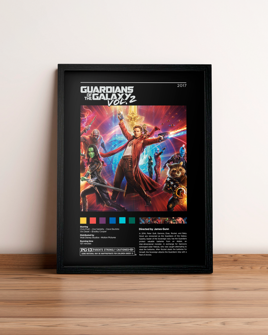 Guardianes de la Galaxia Vol.2 - Cuadro Película