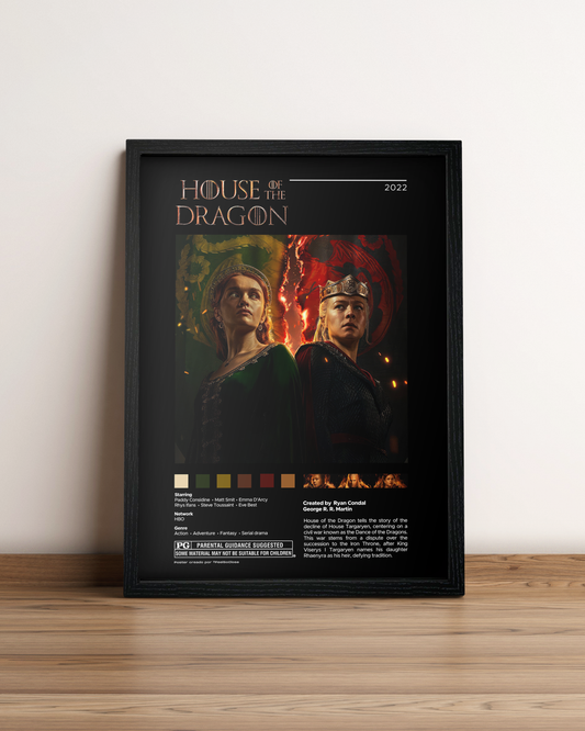 House of the Dragon - Cuadro Serie #2