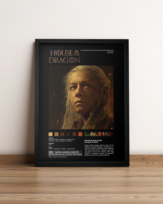 House of the Dragon - Cuadro Serie #3
