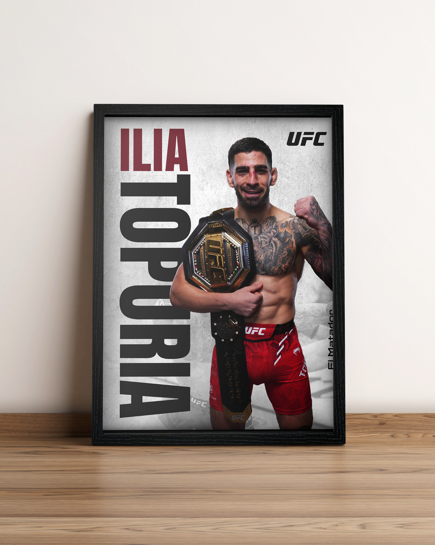 Ilia Topuria - Cuadro Deportista #4
