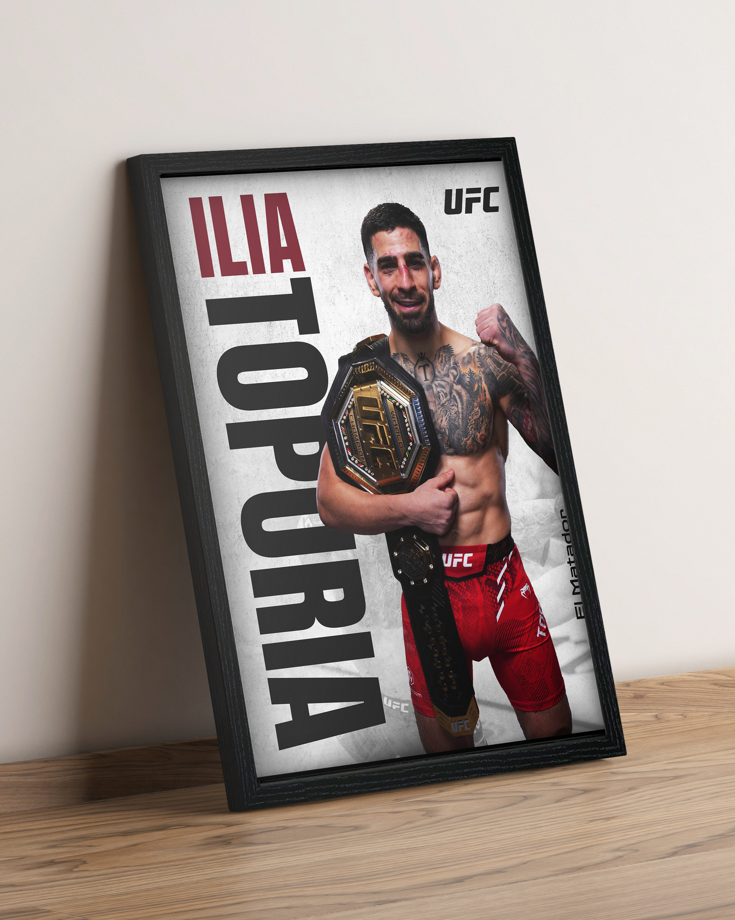 Ilia Topuria - Cuadro Deportista #4