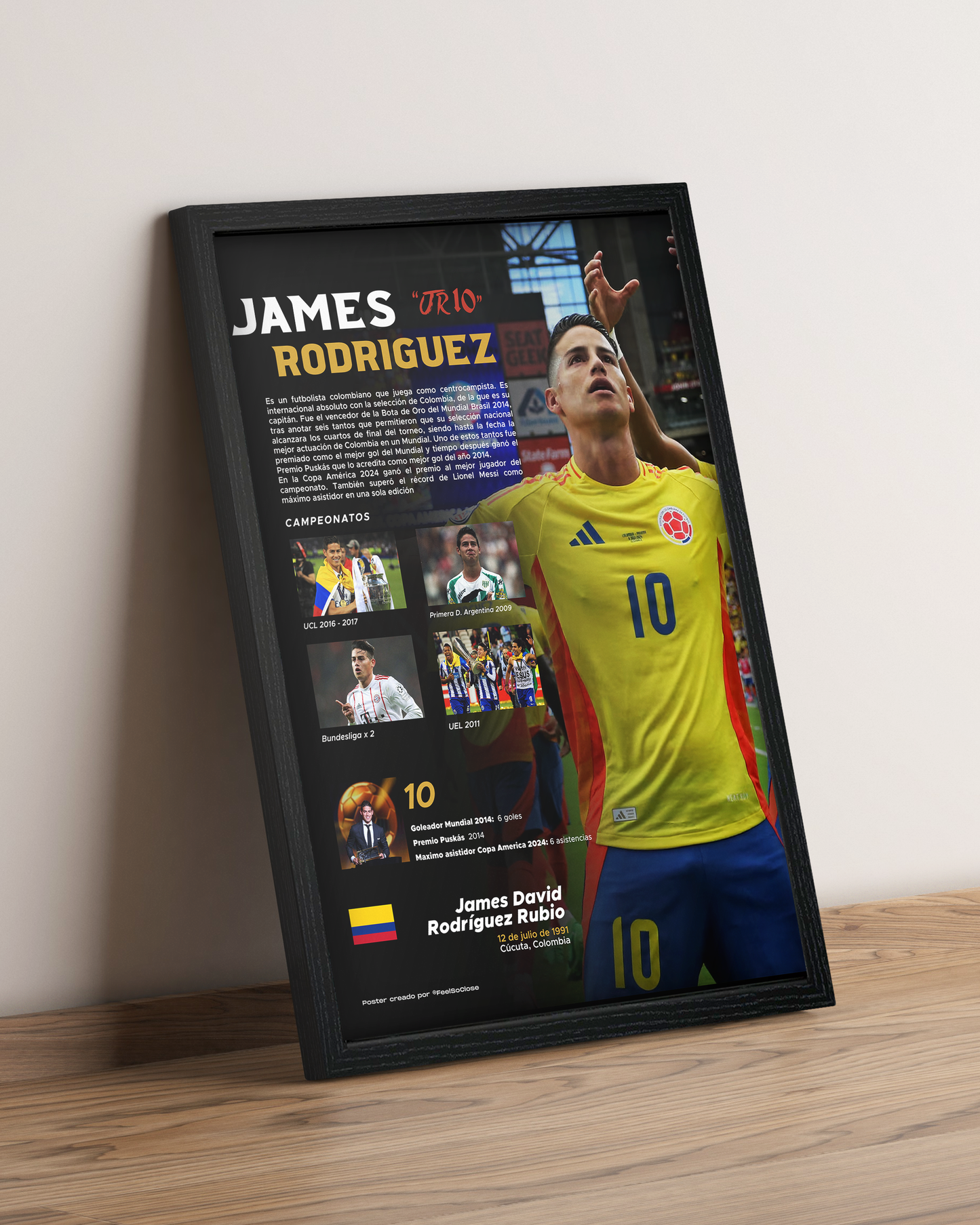 James Rodríguez - Cuadro Deportista #2