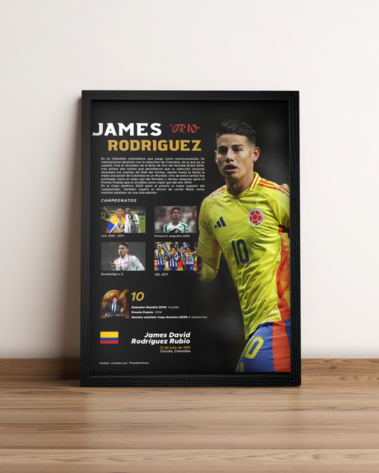 James Rodríguez - Cuadro Deportista #10