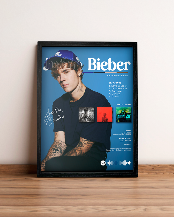 Justin Bieber - Cuadro Artista