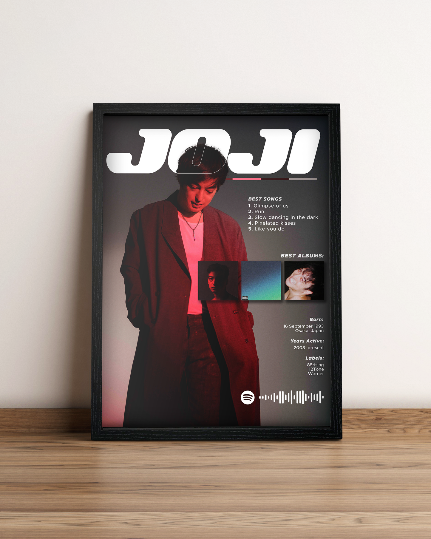 Joji - Cuadro Artista #2