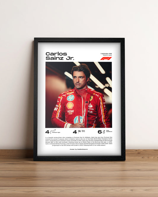 Carlos Sainz Jr. - Cuadro Formula 1