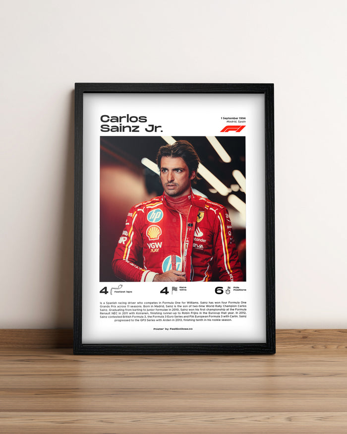 Carlos Sainz Jr. - Cuadro Formula 1