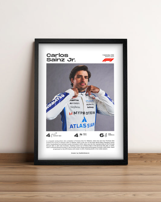 Carlos Sainz Jr. - Cuadro Formula 1 #2