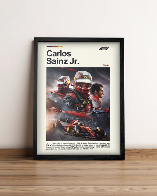 Carlos Sainz Jr. - Cuadro Formula 1 #3