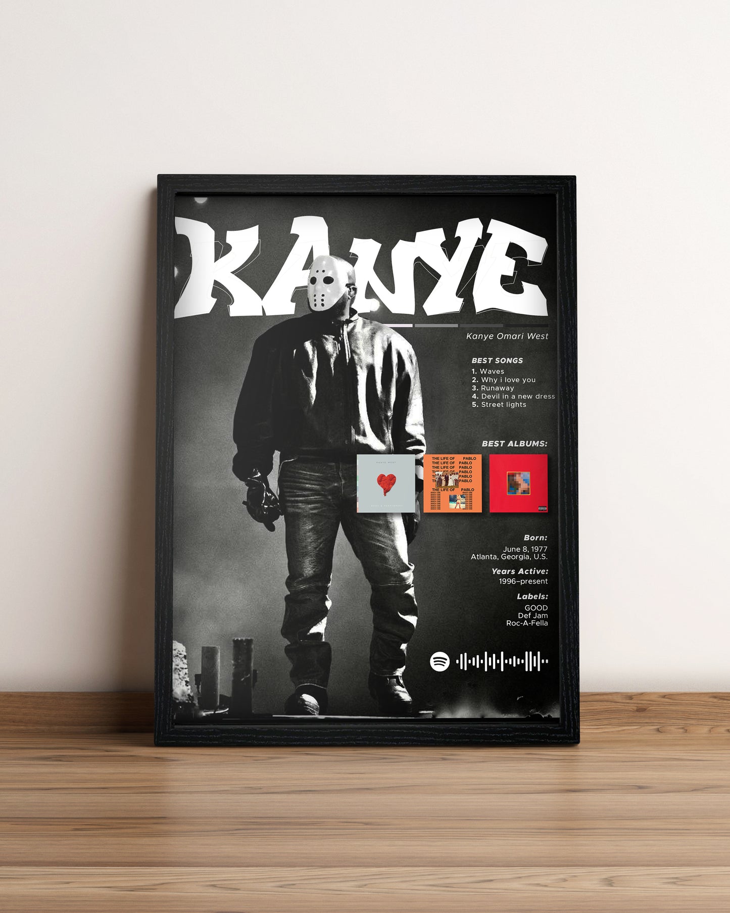 Kanye - Cuadro Artista #6