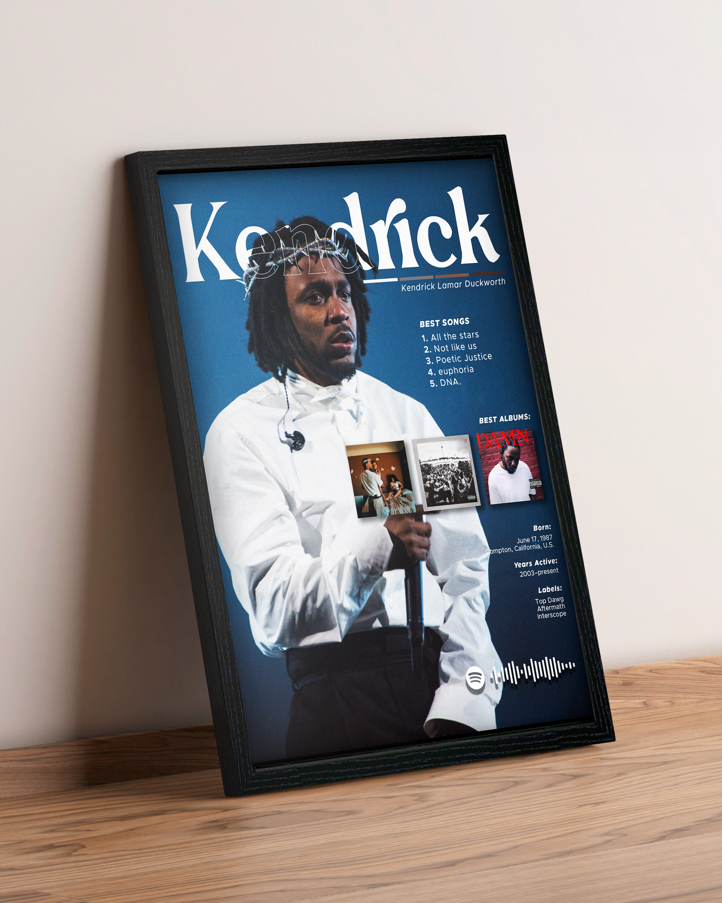 Kendrick Lamar - Cuadro Artista