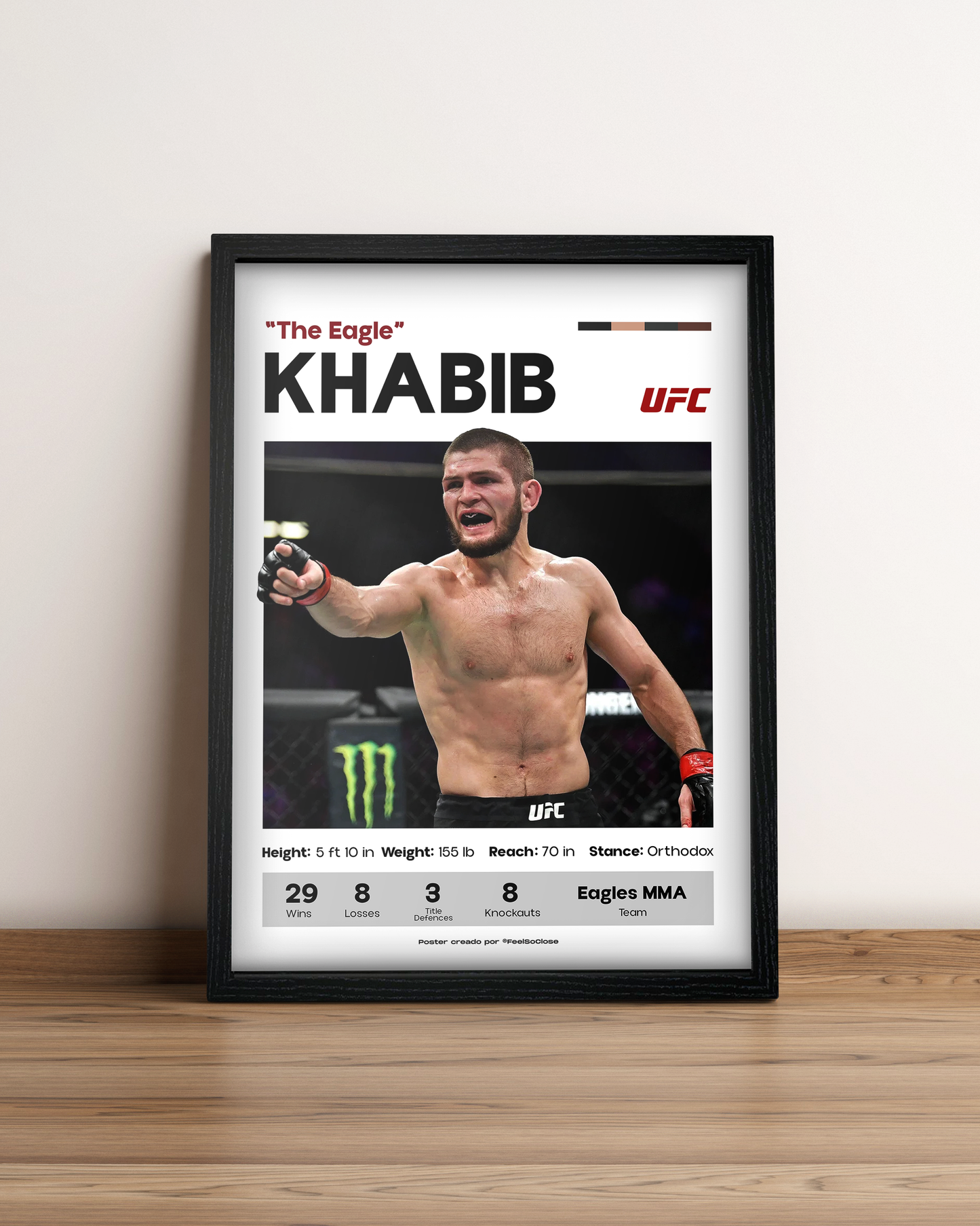 Khabib - Cuadro Deportista #2