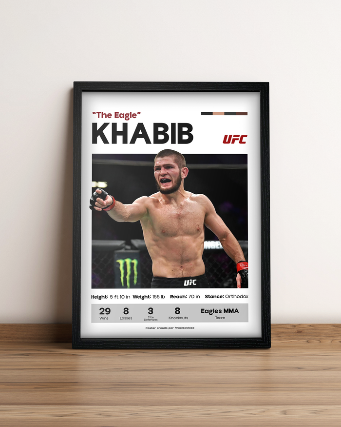 Khabib - Cuadro Deportista #2