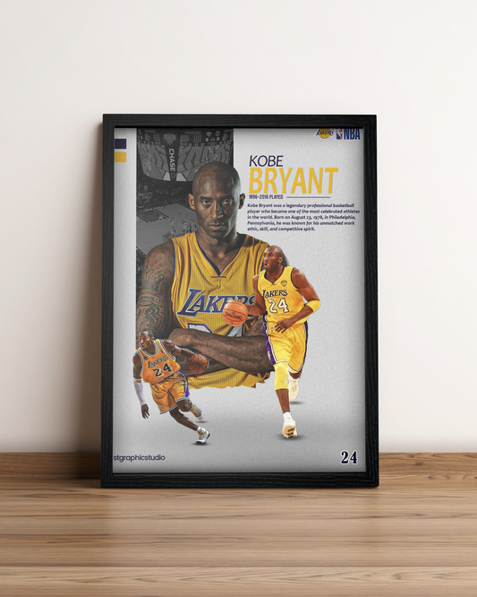 Kobe Bryant - Cuadro Deportista #6