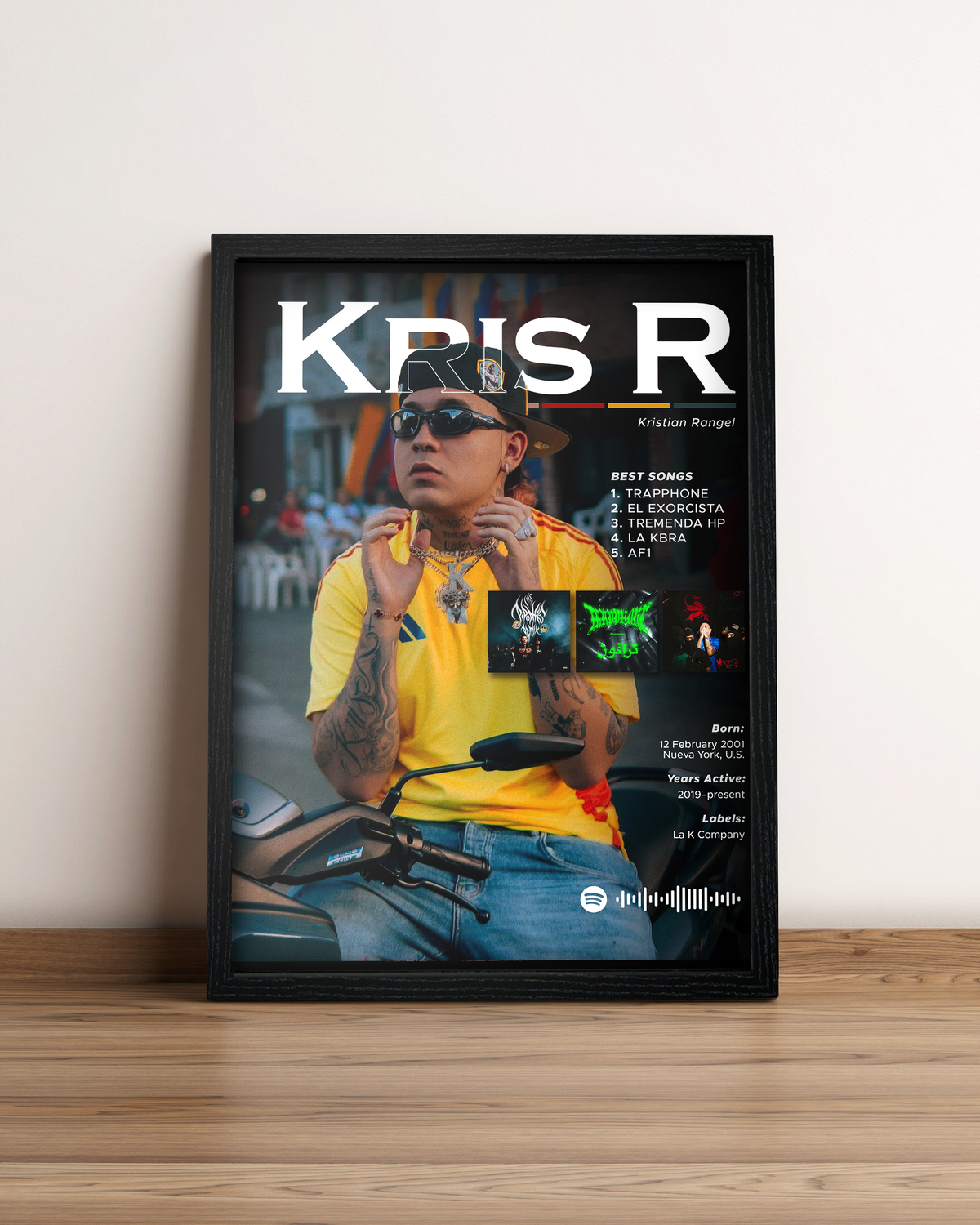 Kris R Sticker Kris R - Cuadro Artista #3 – Feel So Close