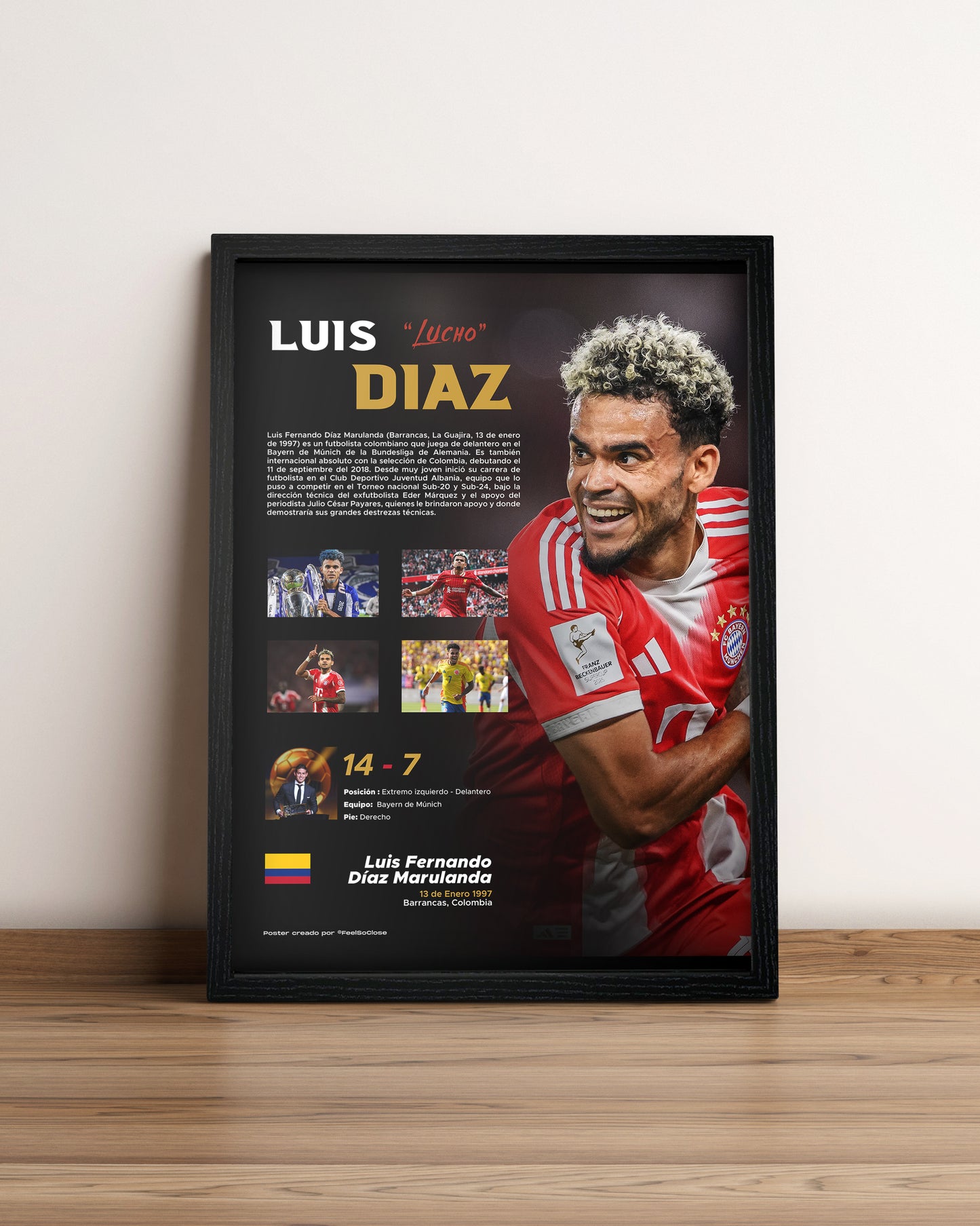 Luis Diaz - Cuadro Deportista #3