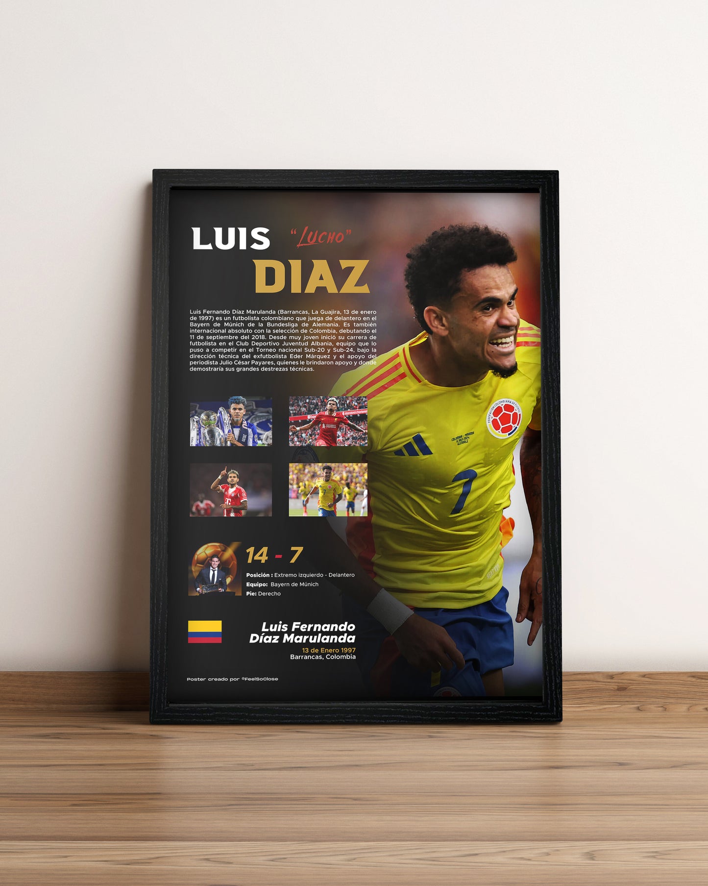 Luis Diaz - Cuadro Deportista #7