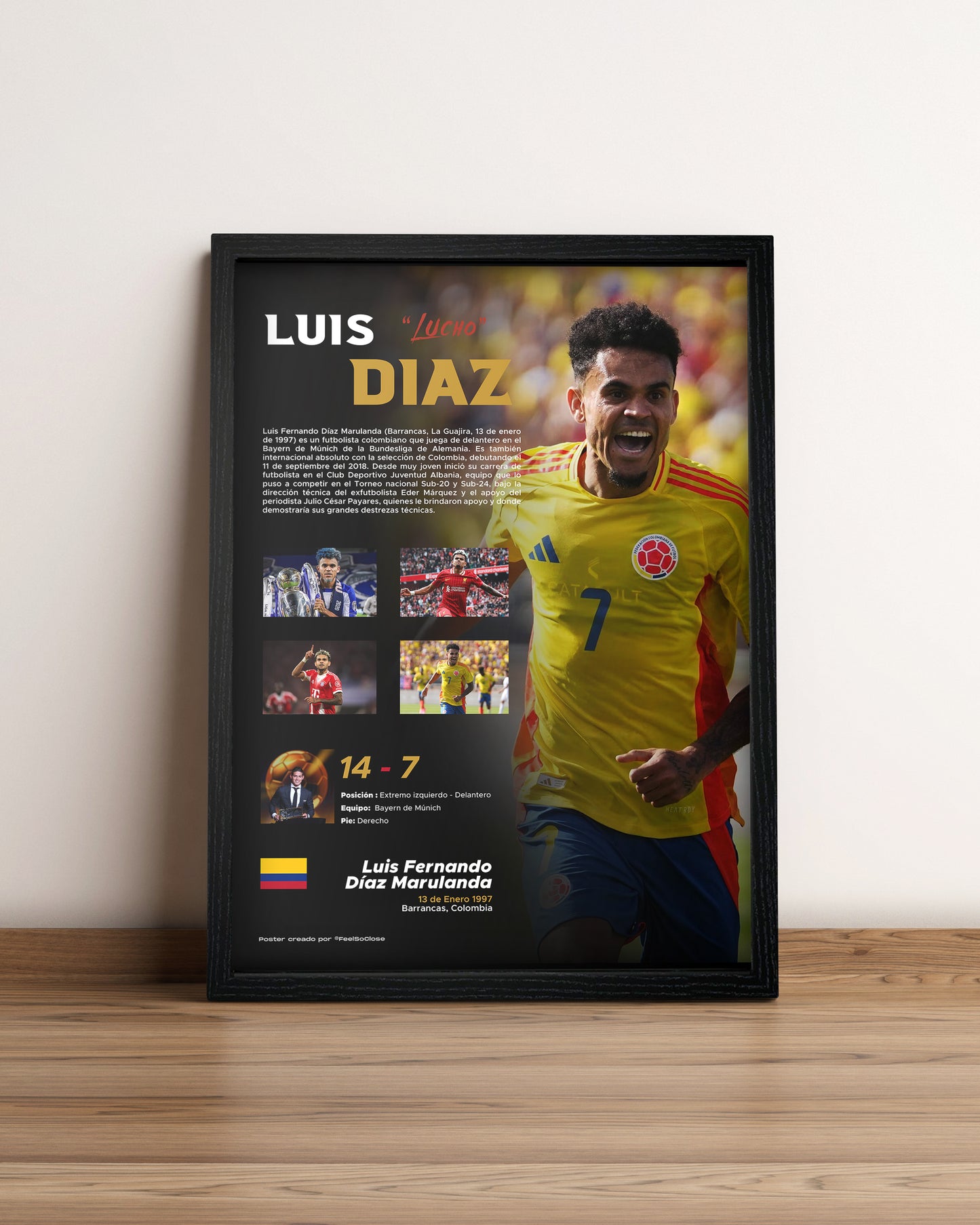 Luis Diaz - Cuadro Deportista #8