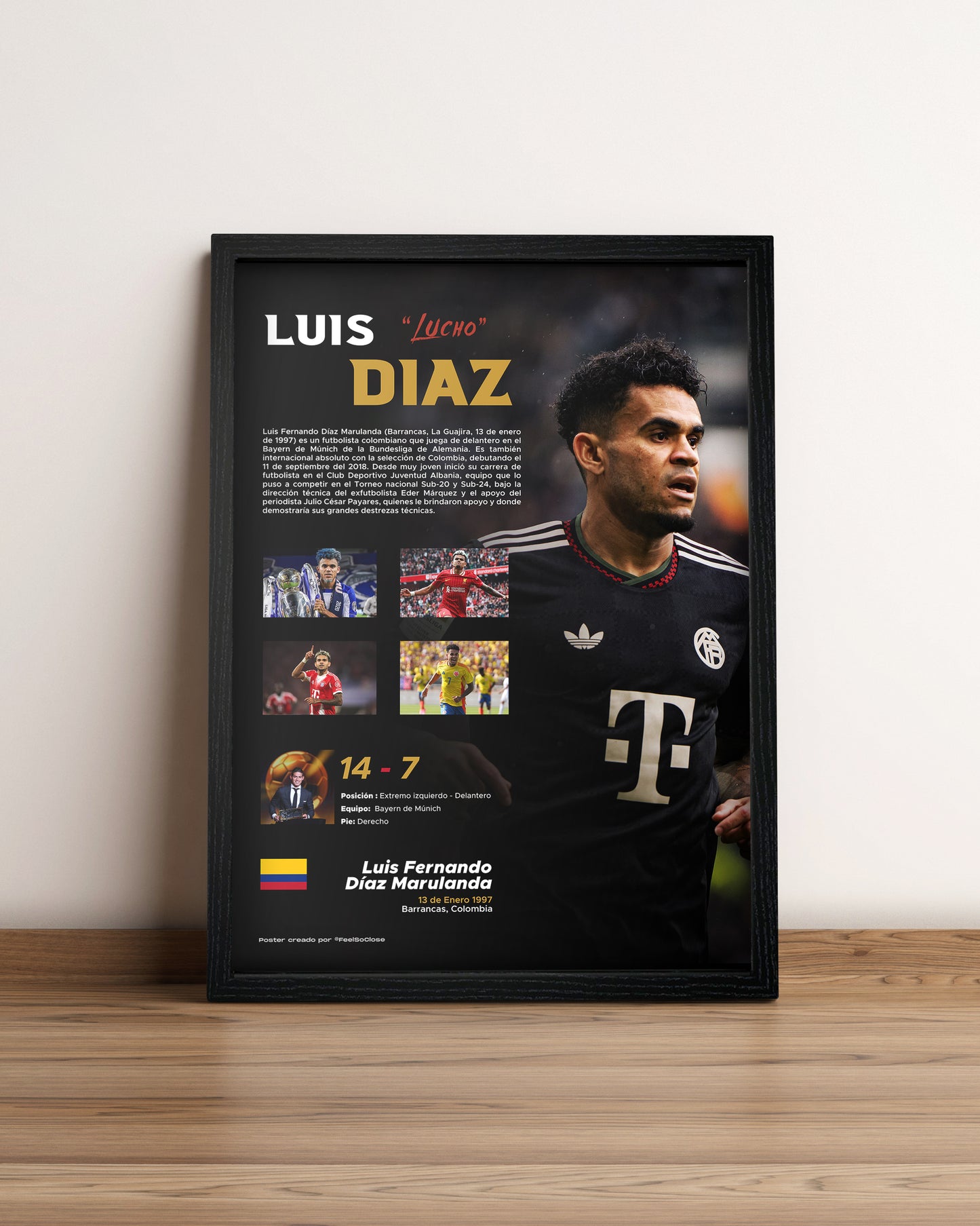 Luis Diaz - Cuadro Deportista #9