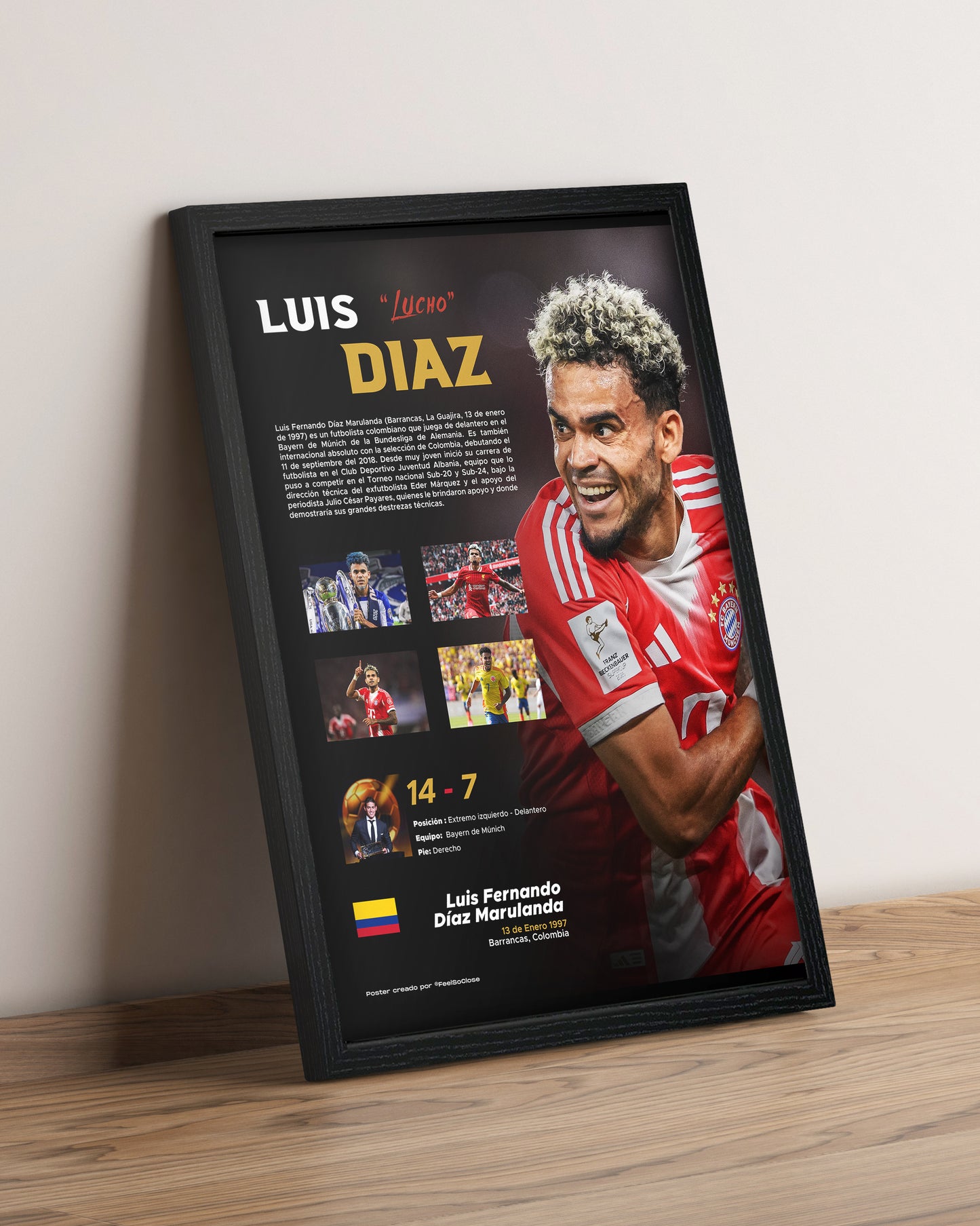 Luis Diaz - Cuadro Deportista #3