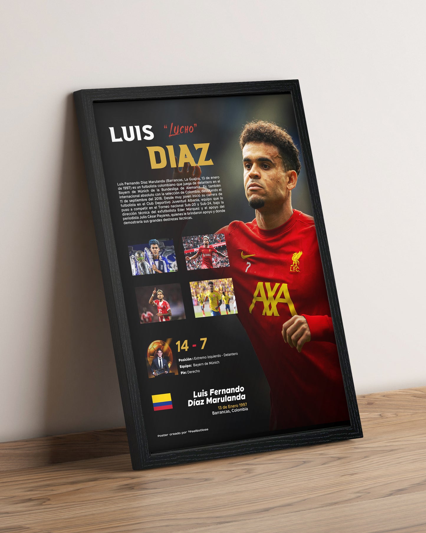 Luis Diaz - Cuadro Deportista #5