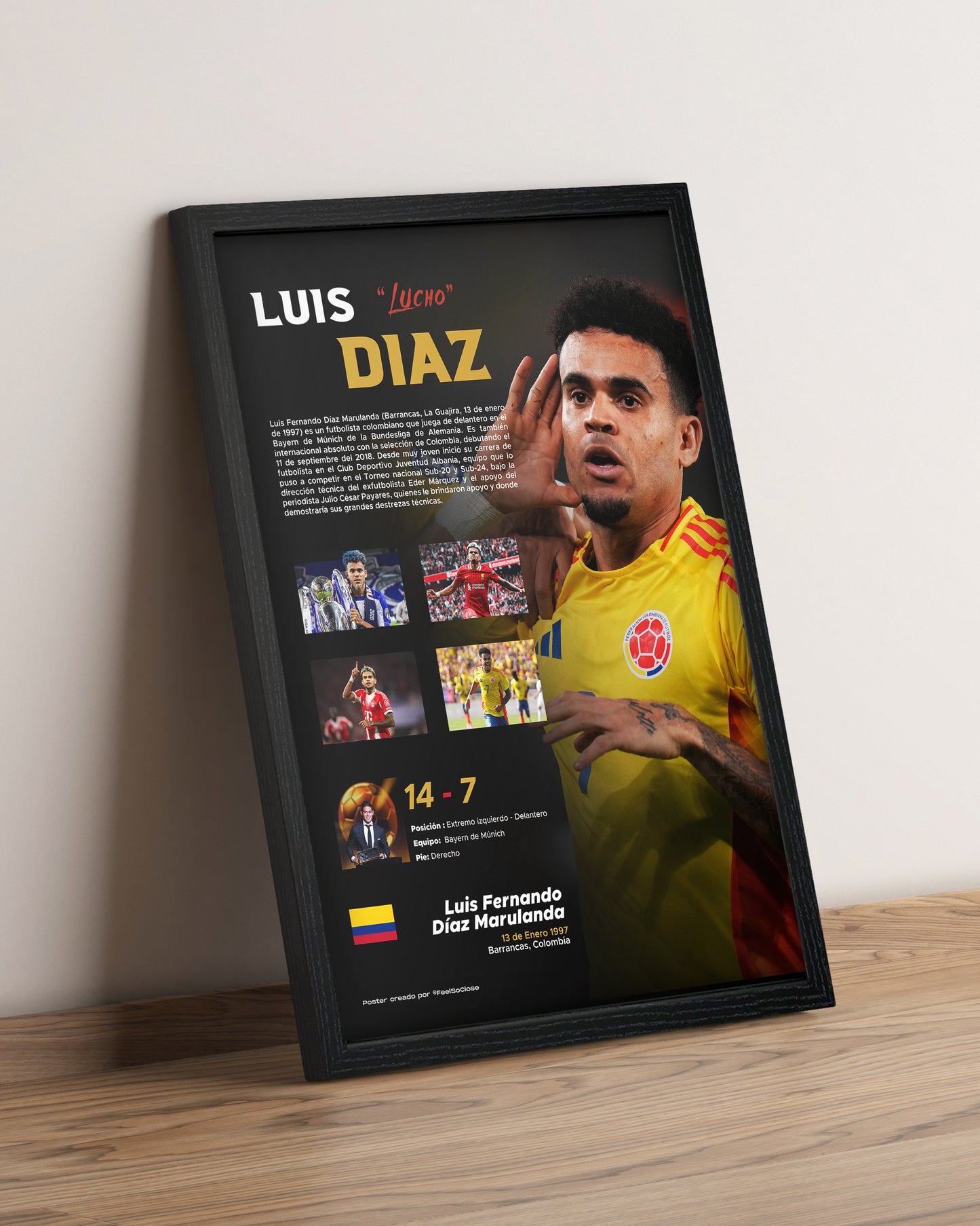 Luis Diaz - Cuadro Deportista #6