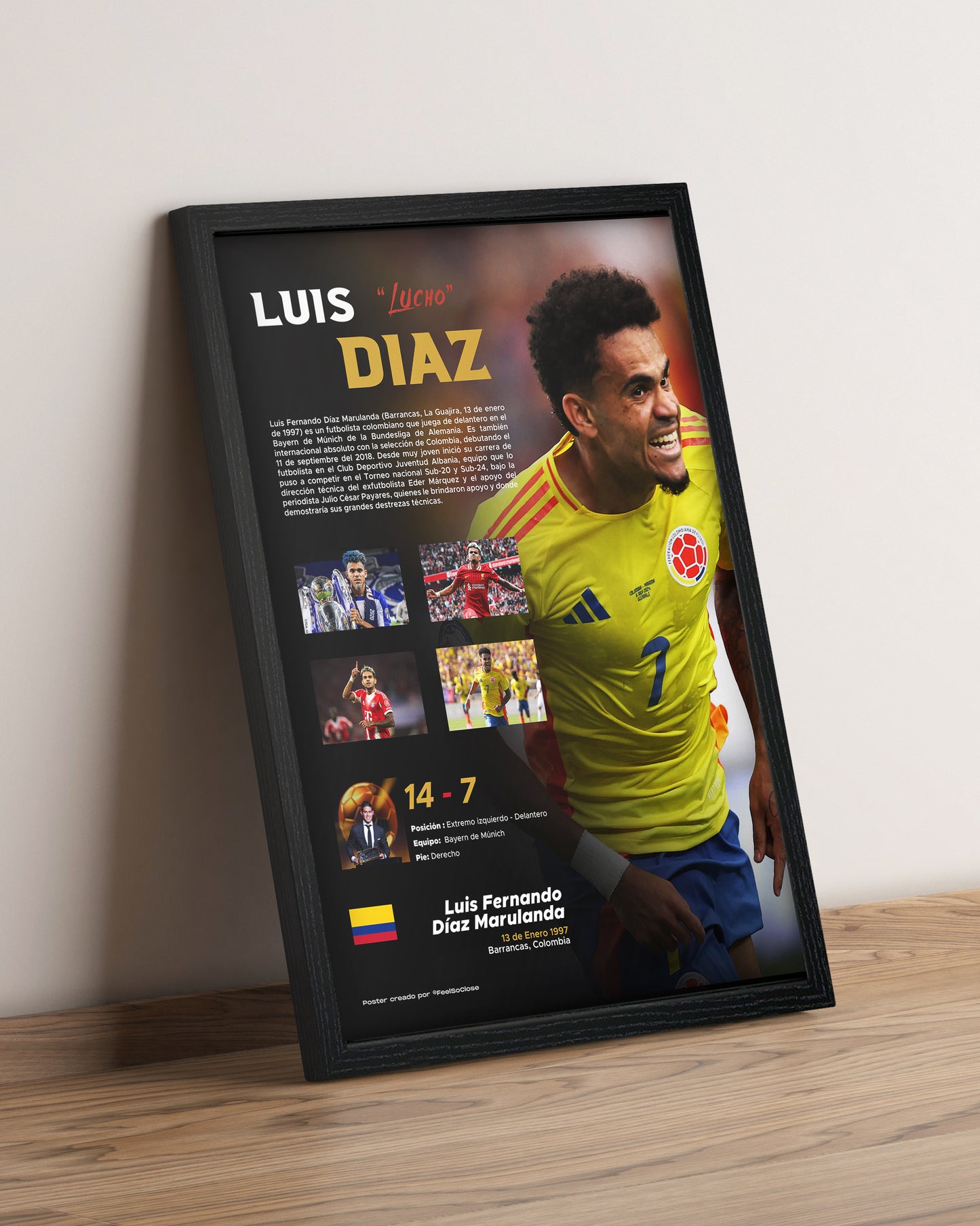 Luis Diaz - Cuadro Deportista #7