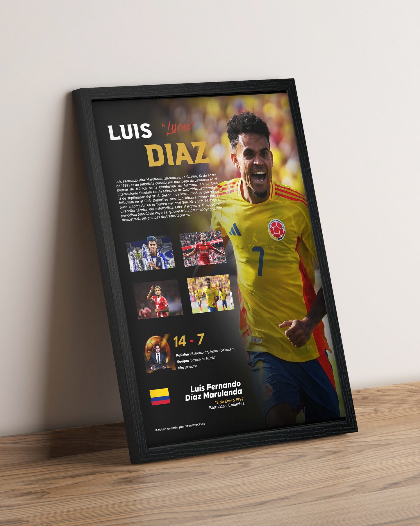 Luis Diaz - Cuadro Deportista #8