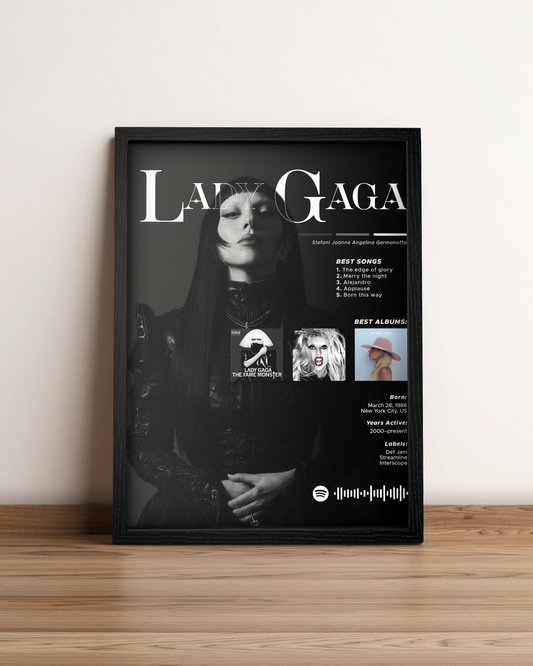 Lady Gaga - Cuadro Artista