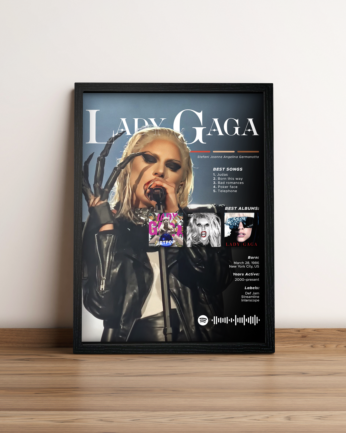 Lady Gaga - Cuadro Artista #2