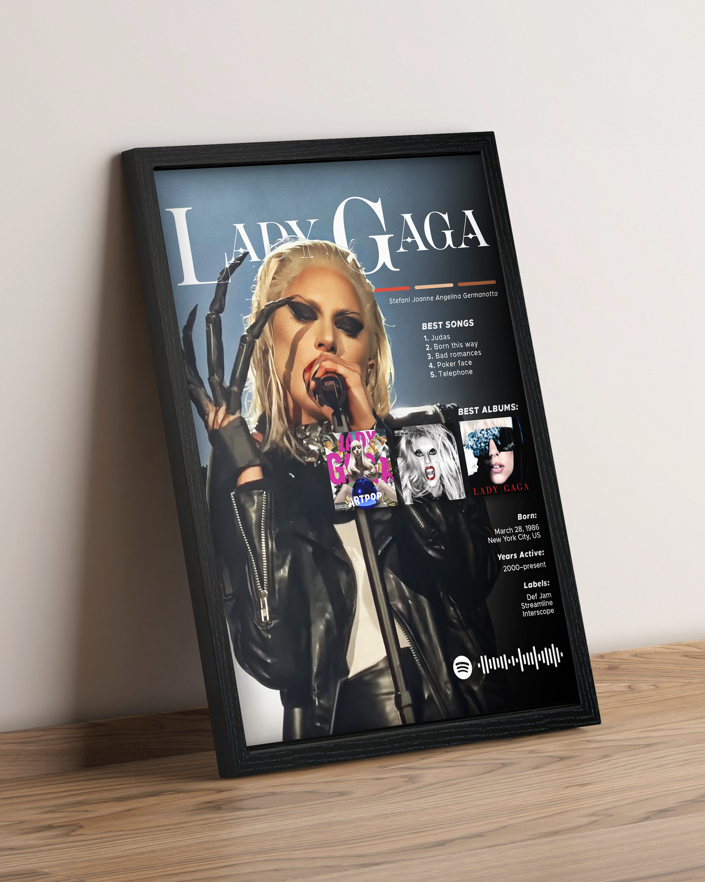 Lady Gaga - Cuadro Artista #2