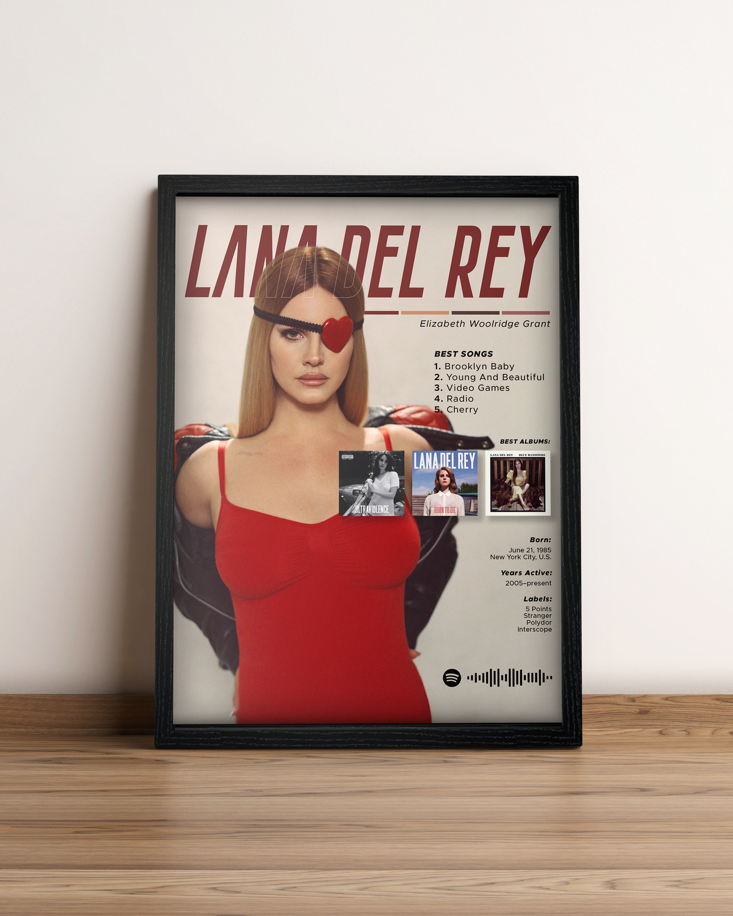 Lana Del Rey - Cuadro Artista #4