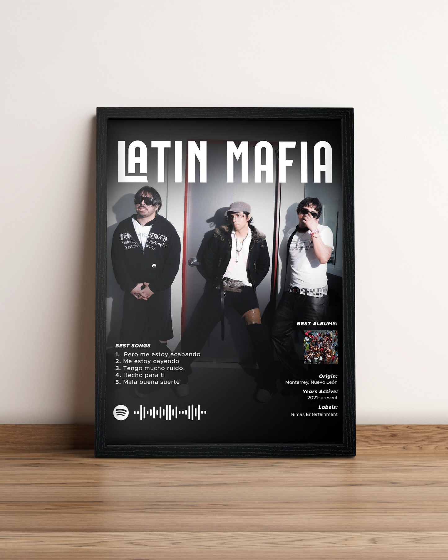 Latin mafia - Cuadro Artista