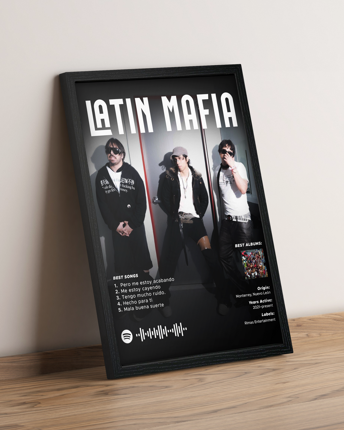 Latin mafia - Cuadro Artista
