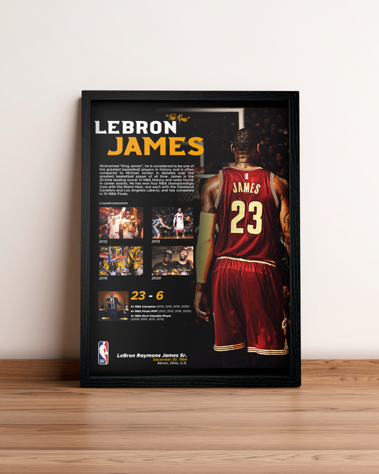 Lebron James - Cuadro Deportista #3