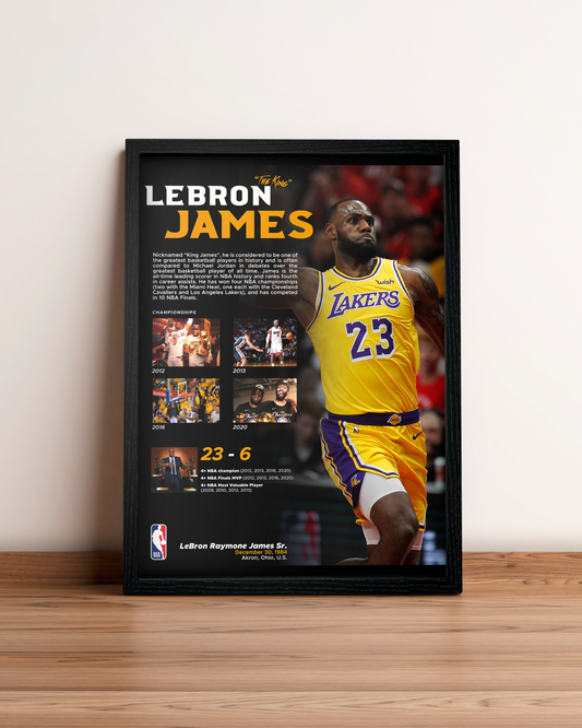 Lebron James - Cuadro Deportista
