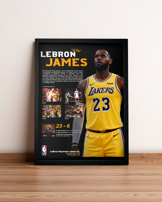 Lebron James - Cuadro Deportista #4