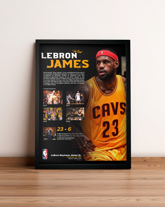 Lebron James - Cuadro Deportista #5