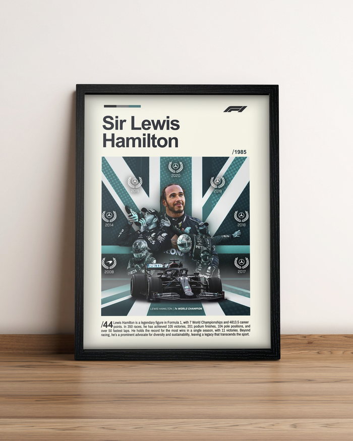 Lewis Hamilton - Cuadro Formula 1 #3