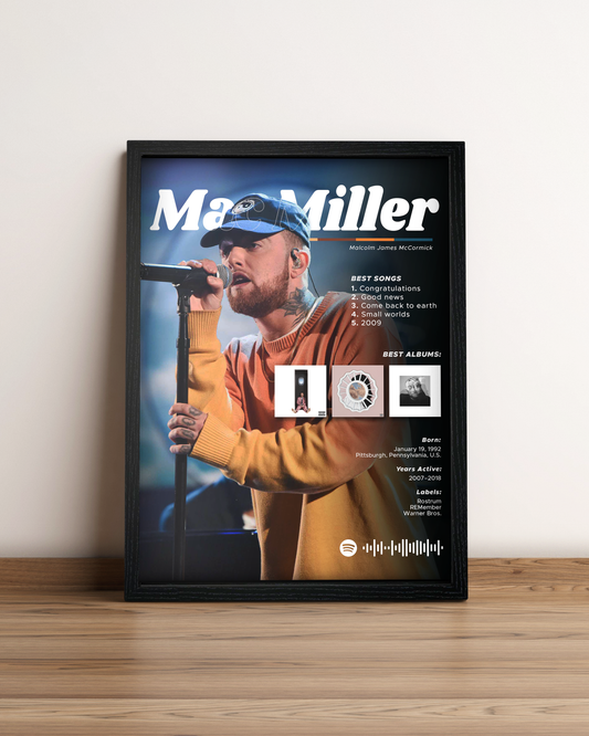 Mac Miller - Cuadro Artista #2
