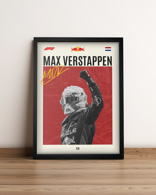 Max Verstappen - Cuadro Formula 1 #8