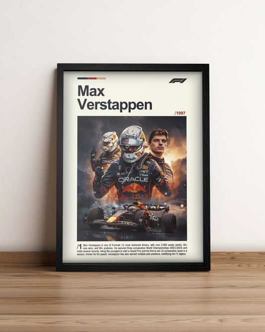 Max Verstappen - Cuadro Formula 1 #4