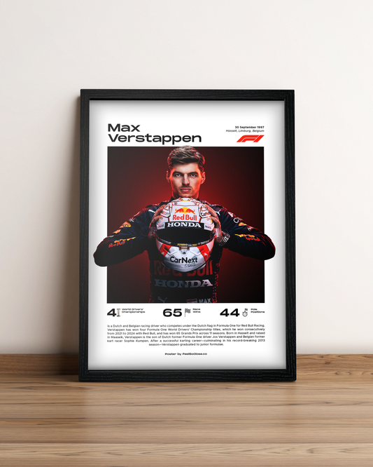 Max Verstappen - Cuadro Formula 1 #2