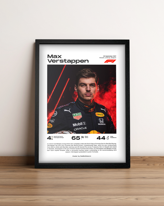 Max Verstappen - Cuadro Formula 1