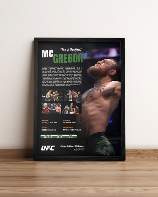 McGregor - Cuadro Deportista #6