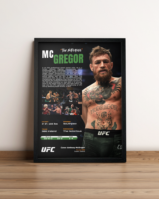 McGregor - Cuadro Deportista